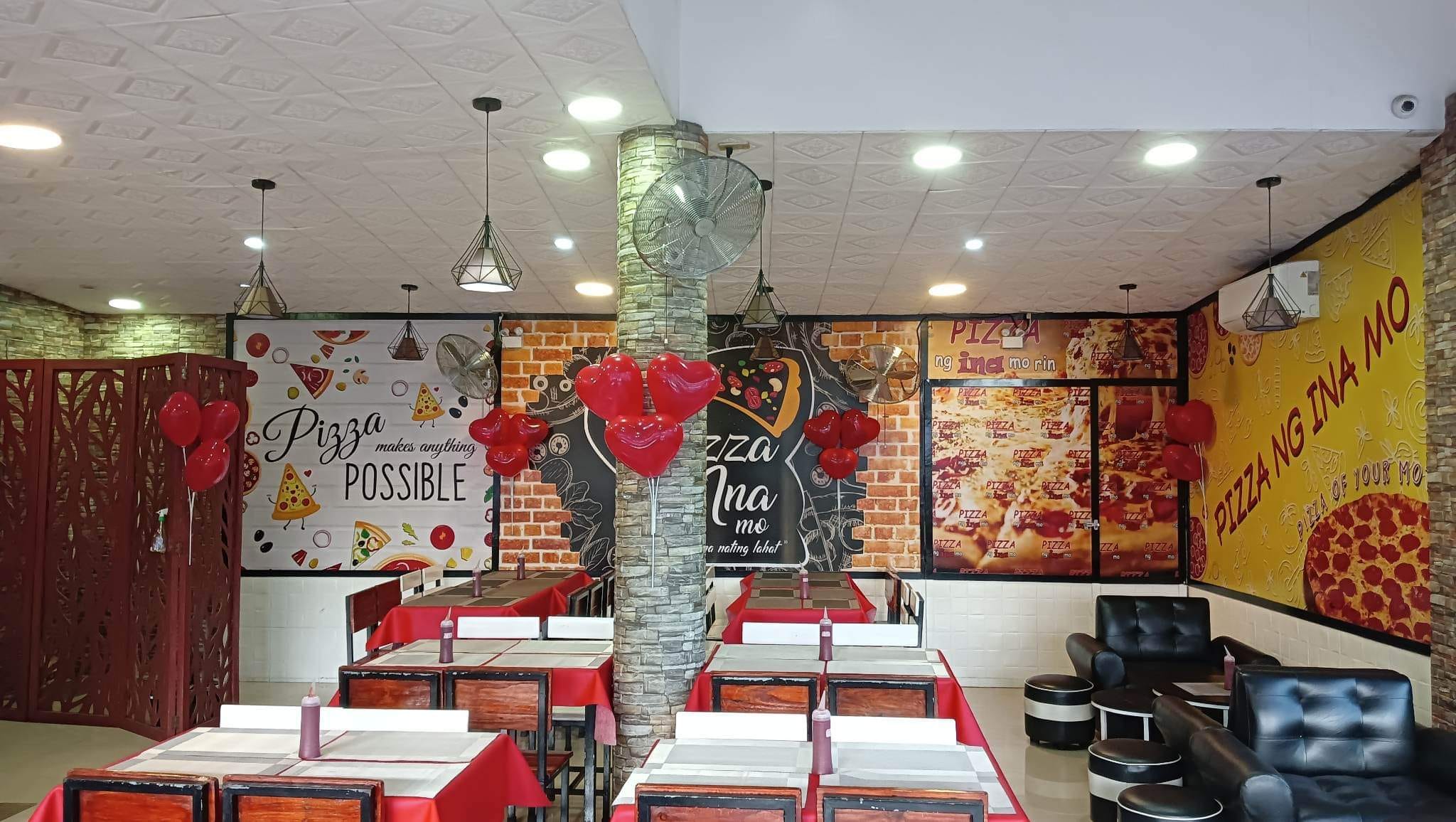 Pizza ng Ina mo and Ribs & Steak